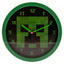 Minecraft Wall Clock LKT Sport Vibrant hanging wall clock featuring Minecraft CreeperDurable plastic case with a clear font and modern quartz movementOfficial licensed productApprox 25cm in diameter Wall Clocks