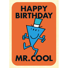 Mr. Men And Little Miss Mr Cool Birthday Card LKT Sport Entertainment>TV Series>Mr. Men And Little Miss Greeting Cards