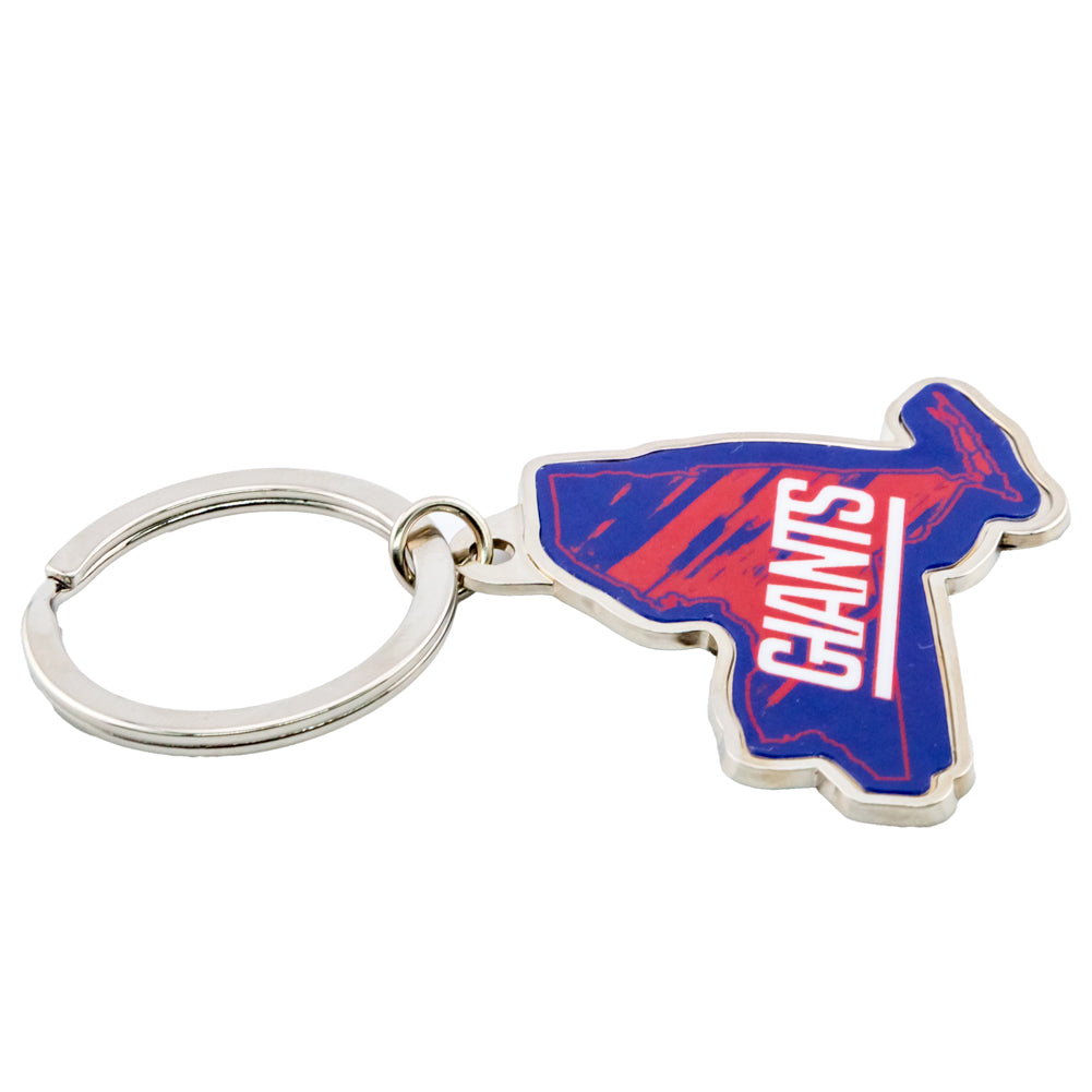 New York Giants State Shape Keyring LKT Sport American Sports>NFL>New York Giants