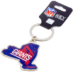 New York Giants State Shape Keyring LKT Sport American Sports>NFL>New York Giants