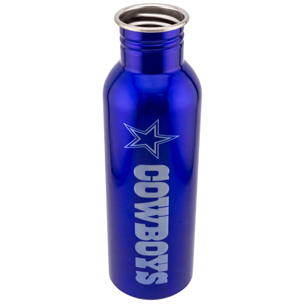 New York Giants Steel Water Bottle LKT Sport Stainless steel canteen style drinks bottleVibrant blue gloss finish bottle featuring a brushed silver New York Giants logoHolds up to 750ml of liquid, not suitable for hot drinksWith a screw top lidOfficial li