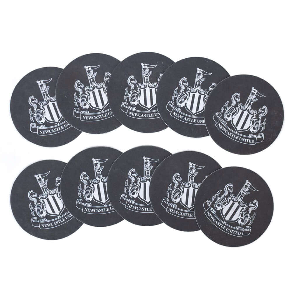 Newcastle United FC 10pk Beer Mat Set LKT Sport Football>Premier League>Newcastle United FC Coasters
