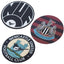 Newcastle United FC 3pk Retro Fridge Magnet Set LKT Sport 3 pack of vibrant raised design magnetFeaturing 3 different retro NUFC crestsPersonalise your fridge or any metal surfaceOfficial licensed productEach magnet approx 6cm in diameter Refrigerator Mag
