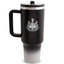 Newcastle United FC 40oz Tumbler LKT Sport Black 40oz thermal tumbler, ideal for Newcastle fans of all agesKeep your drinks hot or cold for hours with double-walled insulationIncludes a soft grip handle for extra comfortWith a sturdy drinking spout to avo