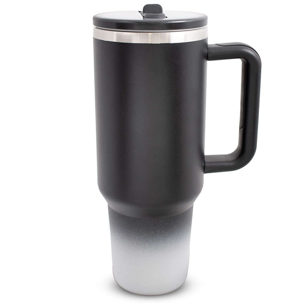 Newcastle United FC 40oz Tumbler LKT Sport Black 40oz thermal tumbler, ideal for Newcastle fans of all agesKeep your drinks hot or cold for hours with double-walled insulationIncludes a soft grip handle for extra comfortWith a sturdy drinking spout to avo