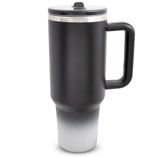 Newcastle United FC 40oz Tumbler LKT Sport Black 40oz thermal tumbler, ideal for Newcastle fans of all agesKeep your drinks hot or cold for hours with double-walled insulationIncludes a soft grip handle for extra comfortWith a sturdy drinking spout to avo