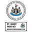 Newcastle United FC A4 Car Decal LKT Sport Large A4 Newcastle car decalHigh quality digital print in a gloss finishOfficial licensed productCrest sticker approx 27cm x 27cmThe Magpies sticker approx 28cm x 8cm Vehicle Decals