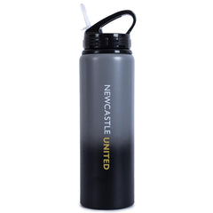 Newcastle United FC Aluminium Drinks Bottle XL LKT Sport Classic grey and black design aluminium drinks bottleFeaturing the Newcastle crest and text in white and goldCanteen quench cap with a closable drinking spoutOfficial licensed productApprox 750ml (2