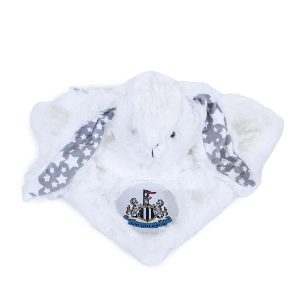 Newcastle United FC Baby Comforter Rabbit LKT Sport Football>Premier League>Newcastle United FC Receiving Blankets