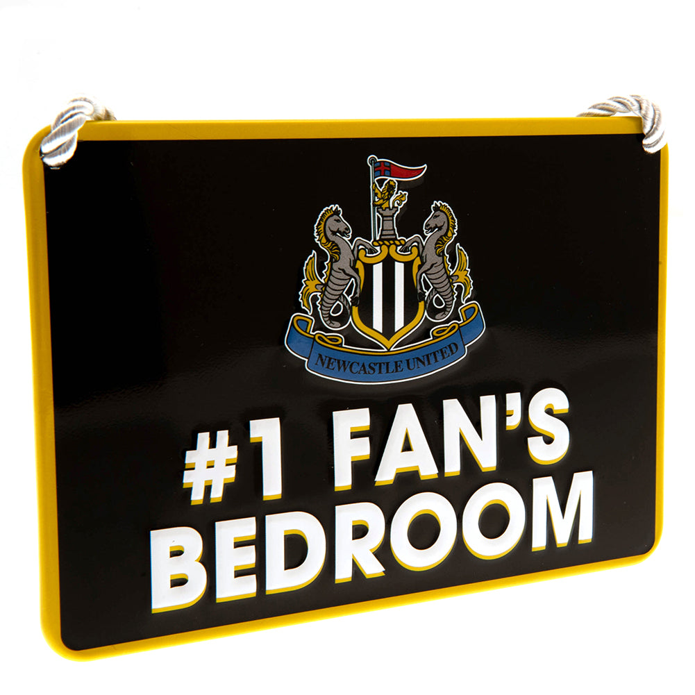 Newcastle United FC Bedroom Sign No1 Fan LKT Sport Football>Premier League>Newcastle United FC Novelty Signs