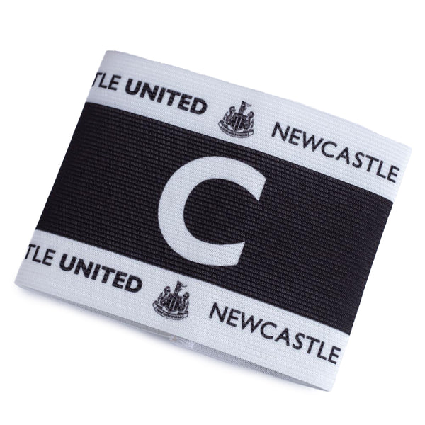 Newcastle United FC Captains Armband LKT Sport Featuring club crest in team coloursElasticated, one size fits allOfficial licensed productApprox 9cm wide Captains Armbands