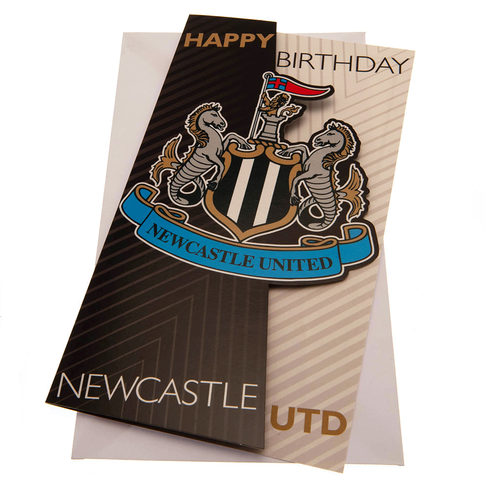 Newcastle United FC Crest Birthday Card LKT Sport Football>Premier League>Newcastle United FC Greeting Cards
