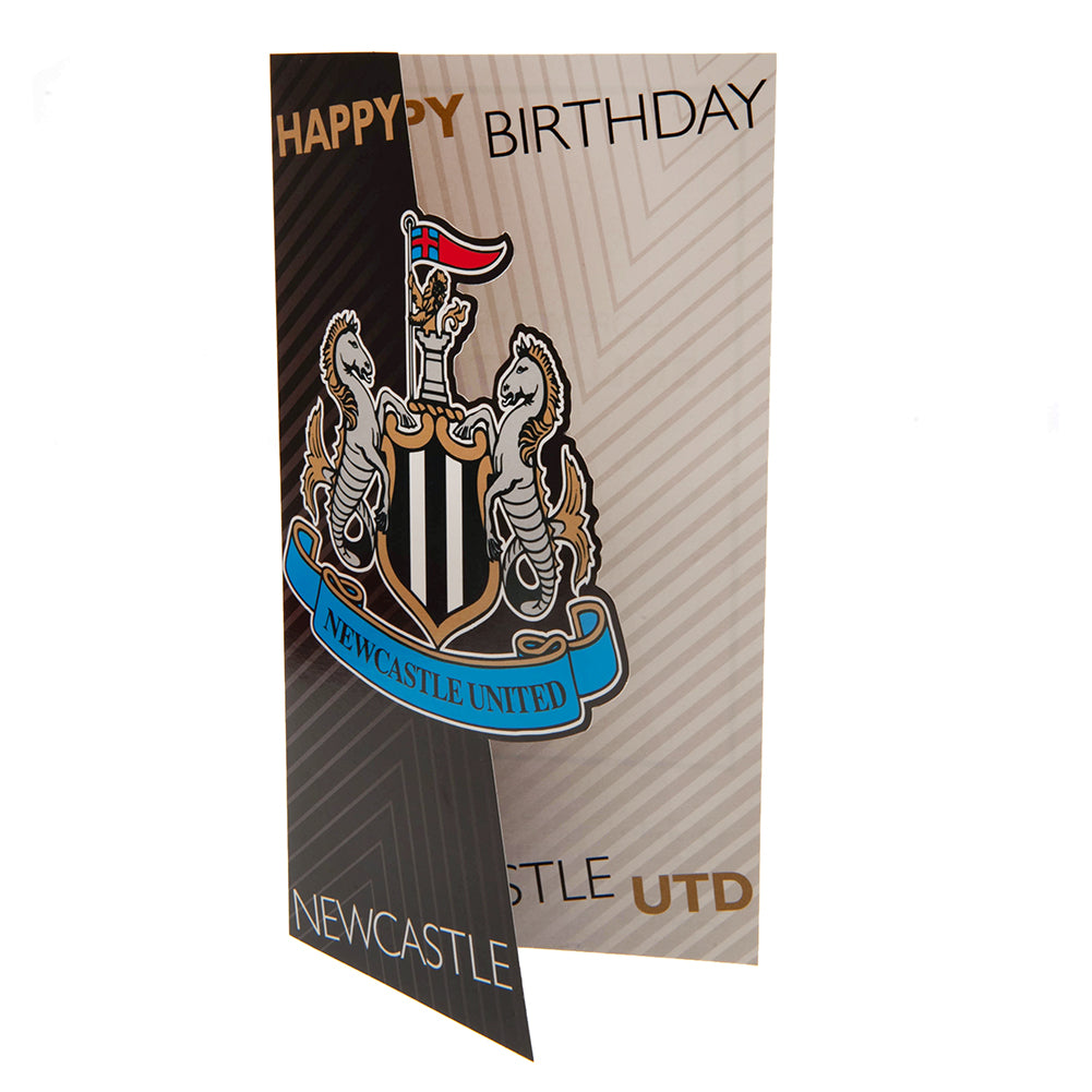 Newcastle United FC Crest Birthday Card LKT Sport Football>Premier League>Newcastle United FC Greeting Cards