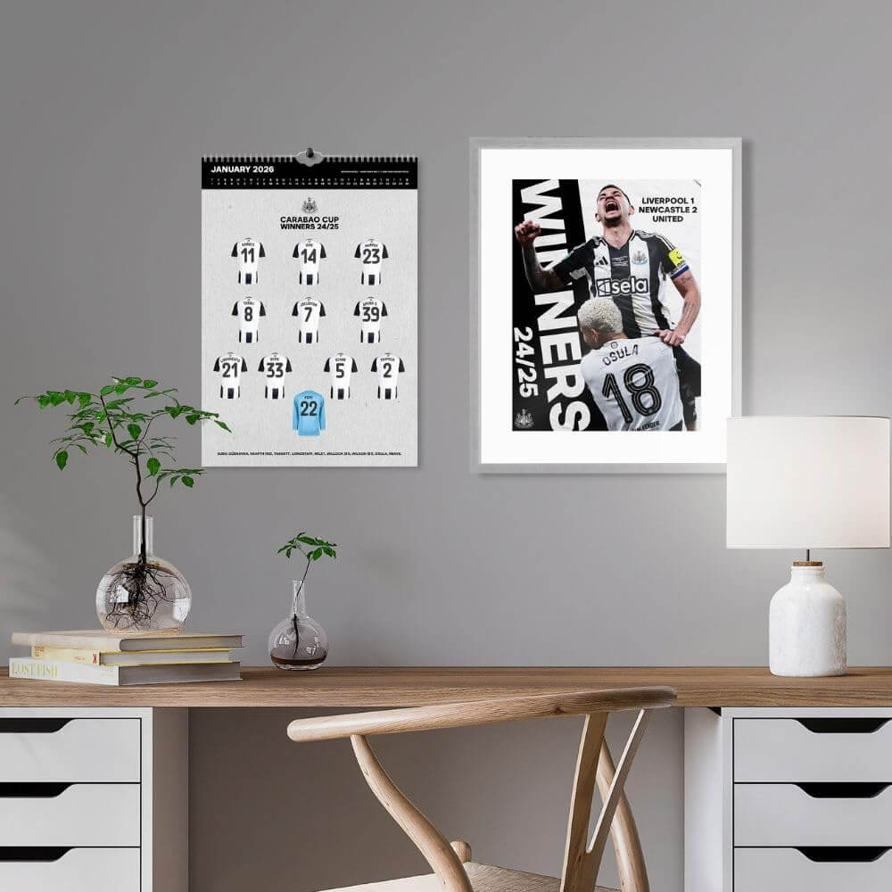 Newcastle United FC Deluxe Calendar 2026 LKT Sport Football>Premier League>Newcastle United FC Wall Calendars