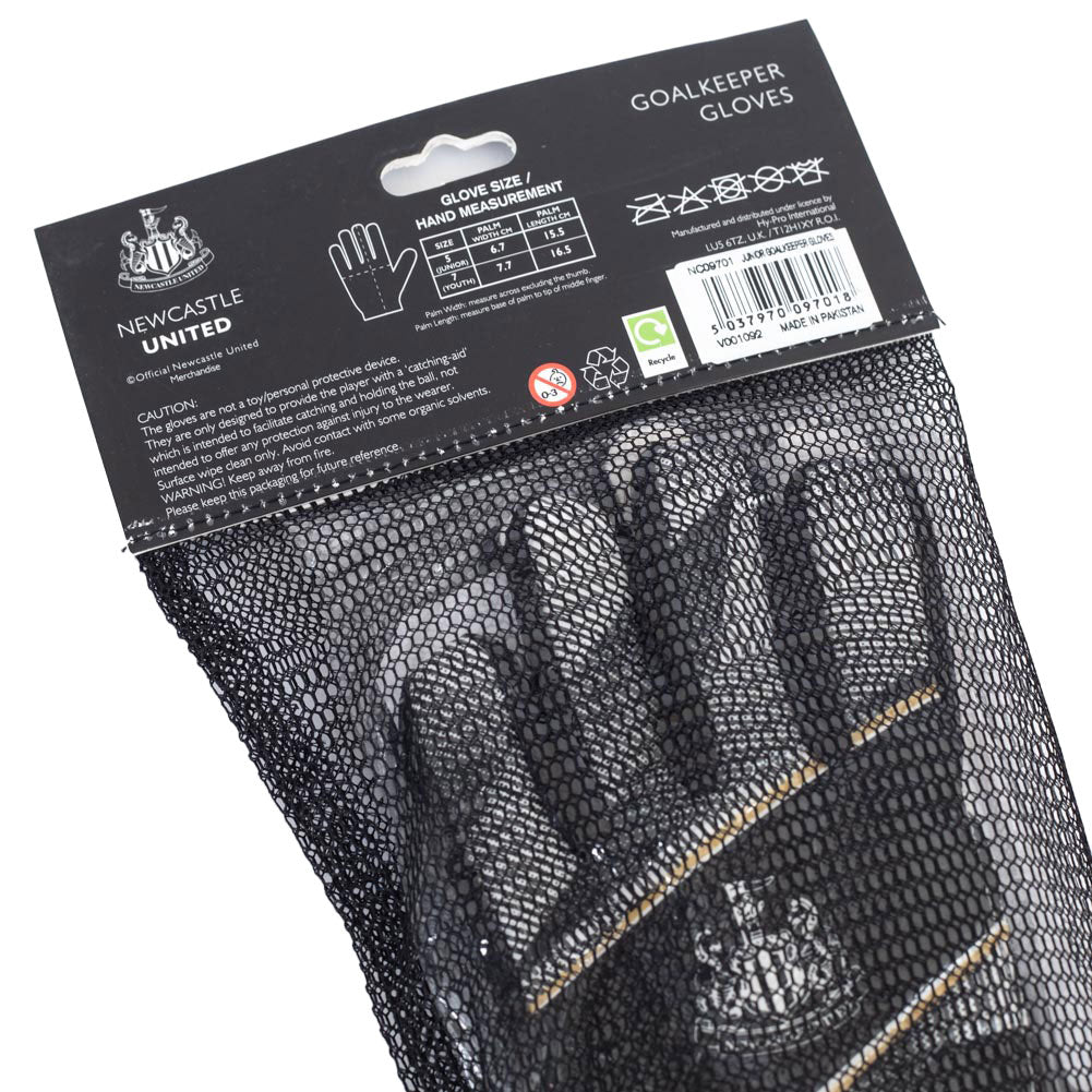 Newcastle United FC Fuse Goalkeeper Gloves Kids LKT Sport Football>Premier League>Newcastle United FC Soccer Gloves
