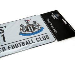 Newcastle United FC Large Crest Street Sign LKT Sport Football>Premier League>Newcastle United FC Novelty Signs
