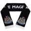 Newcastle United FC Magpies Scarf LKT Sport Black reversible jacquard knit scarf with a white fringeBoth sides feature The Magpies text and club crest at each endOfficial licensed productApprox 132cm x 19cm Scarves