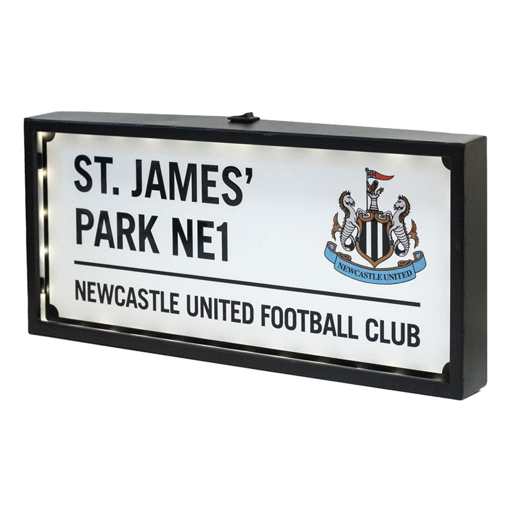 Newcastle United FC Metal LED Street Sign LKT Sport Football>Premier League>Newcastle United FC
