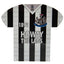 Newcastle United FC Metal Shirt Sign LKT Sport Shirt style design stamped metal wall sign Classic Newcastle home shirt with established date and Howay The Lads text Ready to hang on the wall with four small holes for fixing Official licensed product Appro