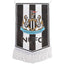 Newcastle United FC Mini Pennant LKT Sport Satin look crest design pennantFeaturing a full colour NUFC crest on a black and white striped backgroundFinished with white tassels and hanging stringIdeal for your car or windowOfficial licensed productApprox 1
