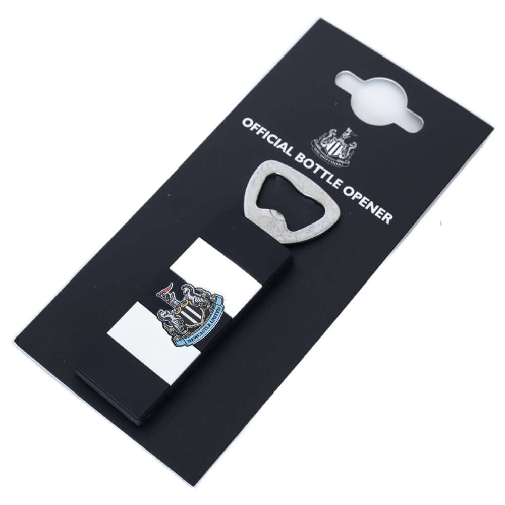Newcastle United FC PVC Rectangle Magnetic Bottle Opener LKT Sport Football>Premier League>Newcastle United FC Bottle Openers