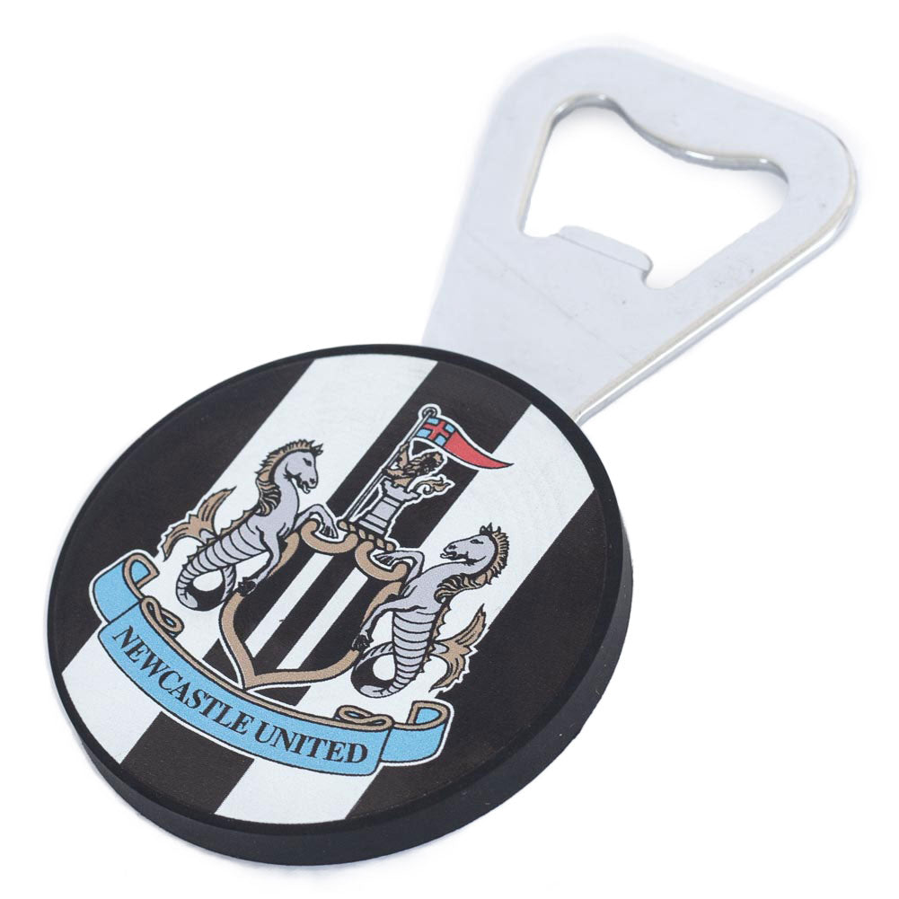 Newcastle United FC PVC Round Magnetic Bottle Opener LKT Sport Football>Premier League>Newcastle United FC Bottle Openers