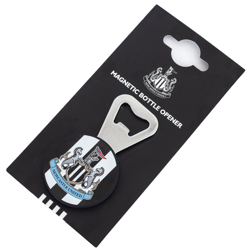 Newcastle United FC PVC Round Magnetic Bottle Opener LKT Sport Football>Premier League>Newcastle United FC Bottle Openers