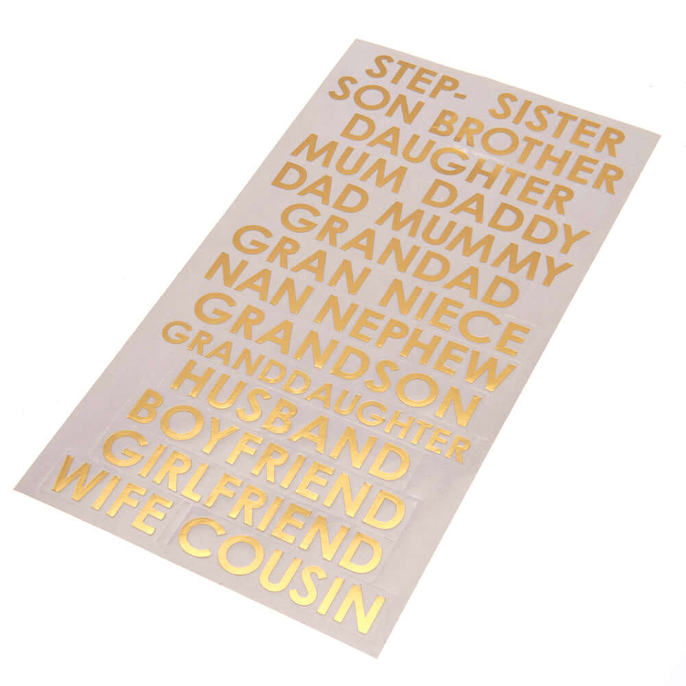 Newcastle United FC Personalised Birthday Card LKT Sport Vibrant gloss finish birthday cardFeaturing a large full colour Newcastle United crest on the front and stadium graphic insideIncludes any family relation stickers for the front of the cardMessage i
