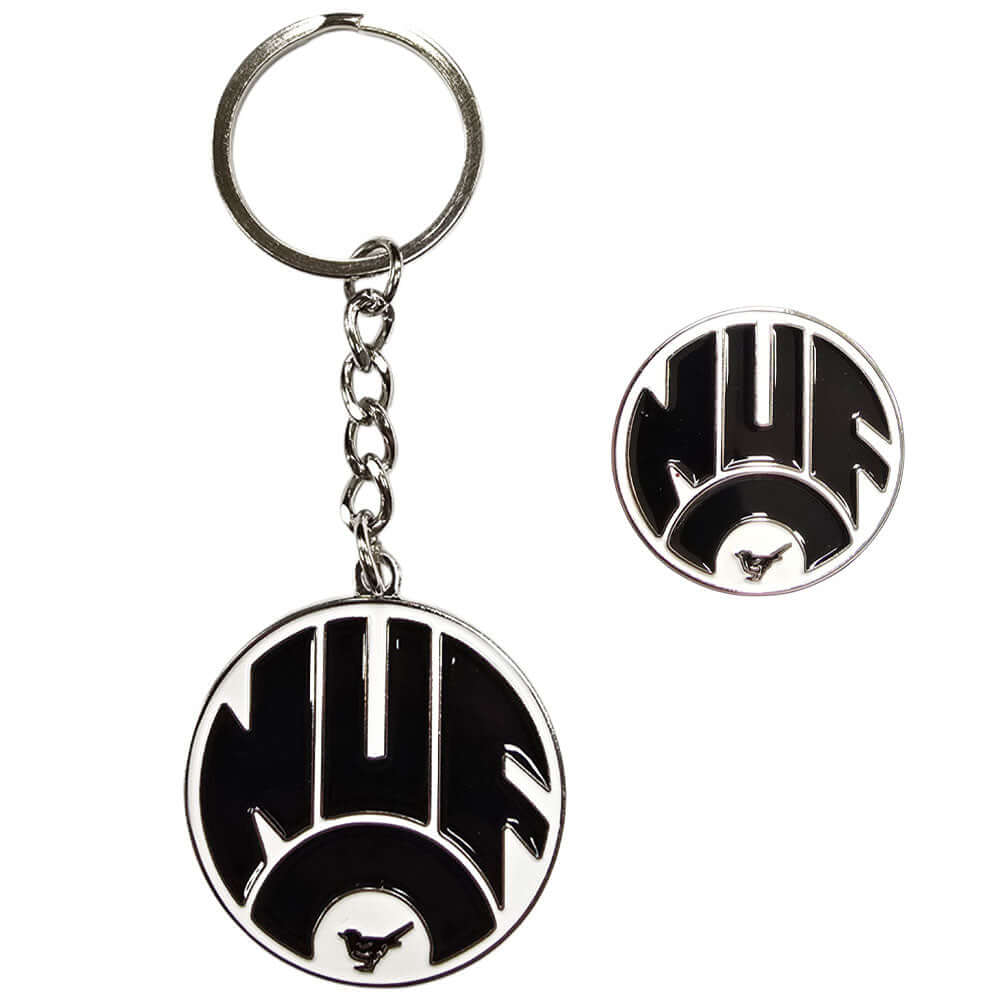 Newcastle United FC Retro 83-88 Crest Keyring & Badge Set LKT Sport Football>Premier League>Newcastle United FC Keychains