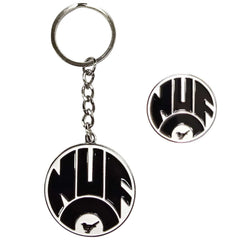 Newcastle United FC Retro 83-88 Crest Keyring & Badge Set LKT Sport Football>Premier League>Newcastle United FC Keychains
