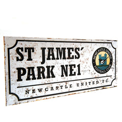 Newcastle United FC Retro Street Sign LKT Sport Football>Premier League>Newcastle United FC Novelty Signs
