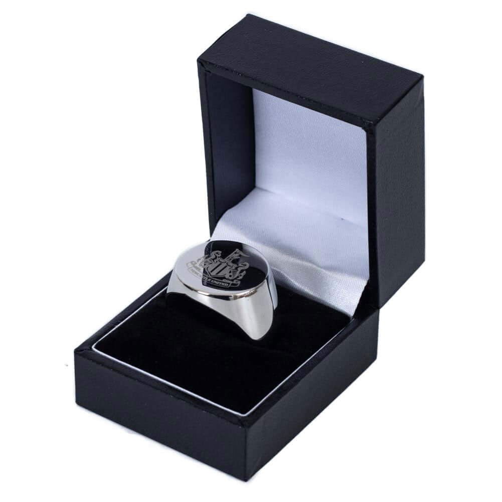 Newcastle United FC Round Signet Ring Medium LKT Sport Football>Premier League>Newcastle United FC Rings
