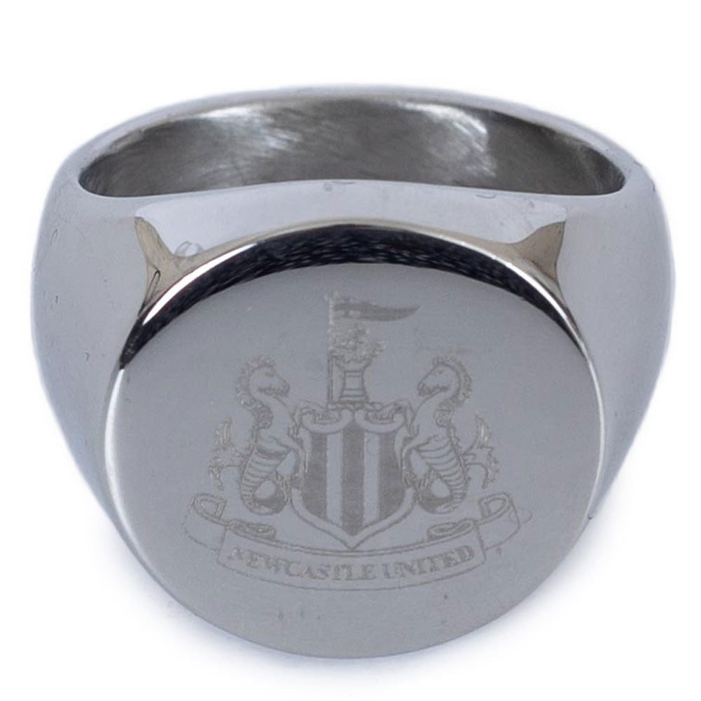 Newcastle United FC Round Signet Ring Medium LKT Sport Football>Premier League>Newcastle United FC Rings