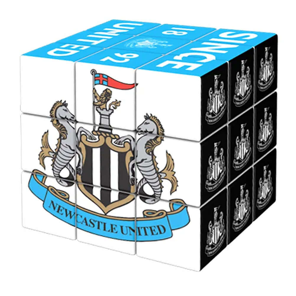 Newcastle United FC Rubik’s Cube LKT Sport 3x3 cube puzzle featuring multiple Newcastle imagesHours of play with this original Rubik's CubeSuitable for ages 3+Official licensed productApprox 6cm x 6cm x 6cm Mechanical Puzzles Hauptbild