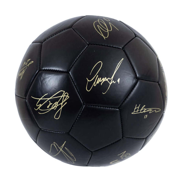 Newcastle United FC Sig Gold Phantom Skill Ball LKT Sport Matte black phantom design PVC football32 panel ball with gold design detail, club crest and official player signature printsSkill practice ball suitable for all agesOfficial licensed productSize 1