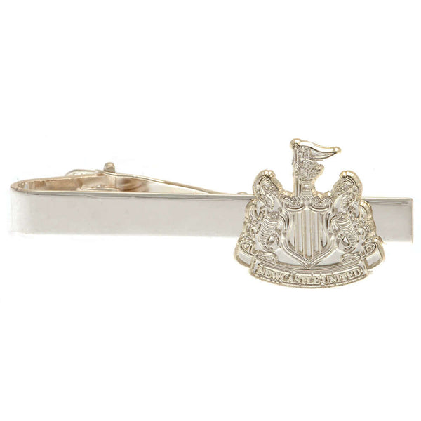 Newcastle United FC Silver Plated Tie Slide LKT Sport Classic design tie slide in a mirror finishSilver Plated pin featuring the Newcastle crestWith a crocodile clip backOfficial licensed productApprox 50mm x 12mm Tie Clips