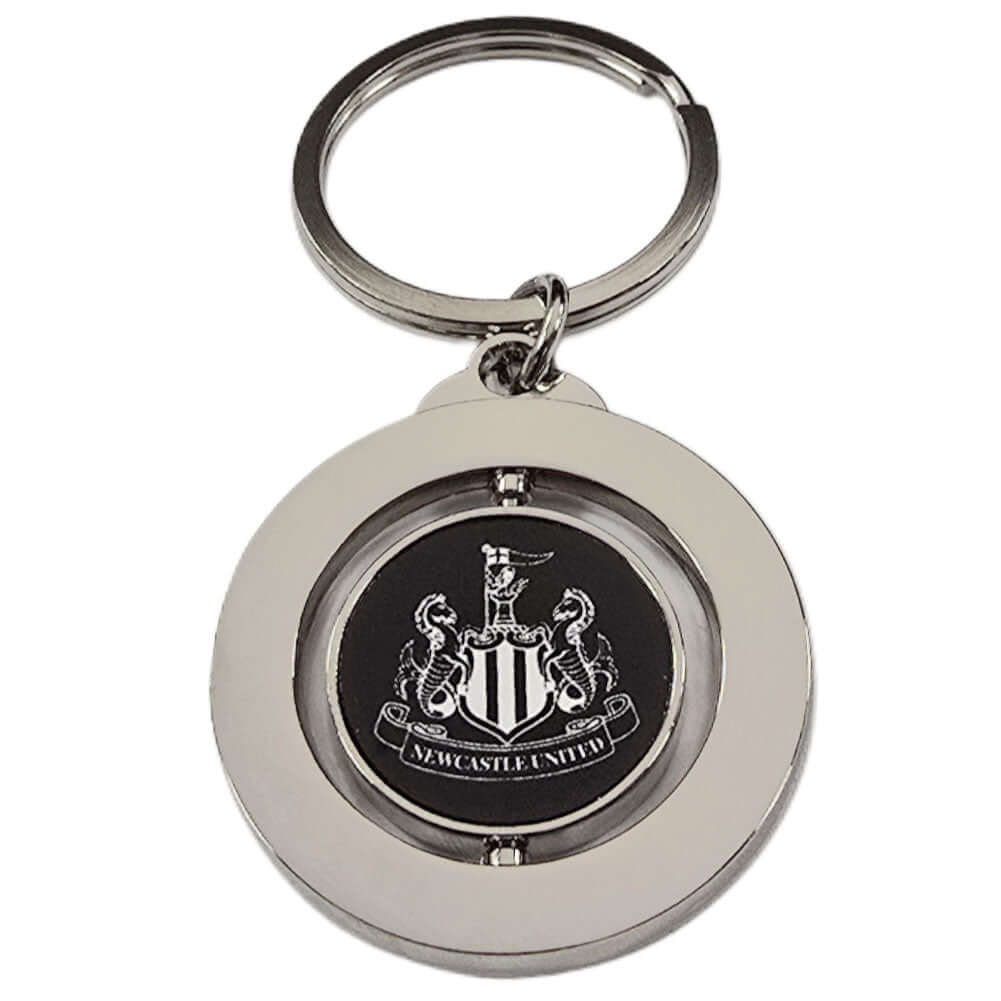 Newcastle United FC Spinner Keyring LKT Sport Football>Premier League>Newcastle United FC Keychains