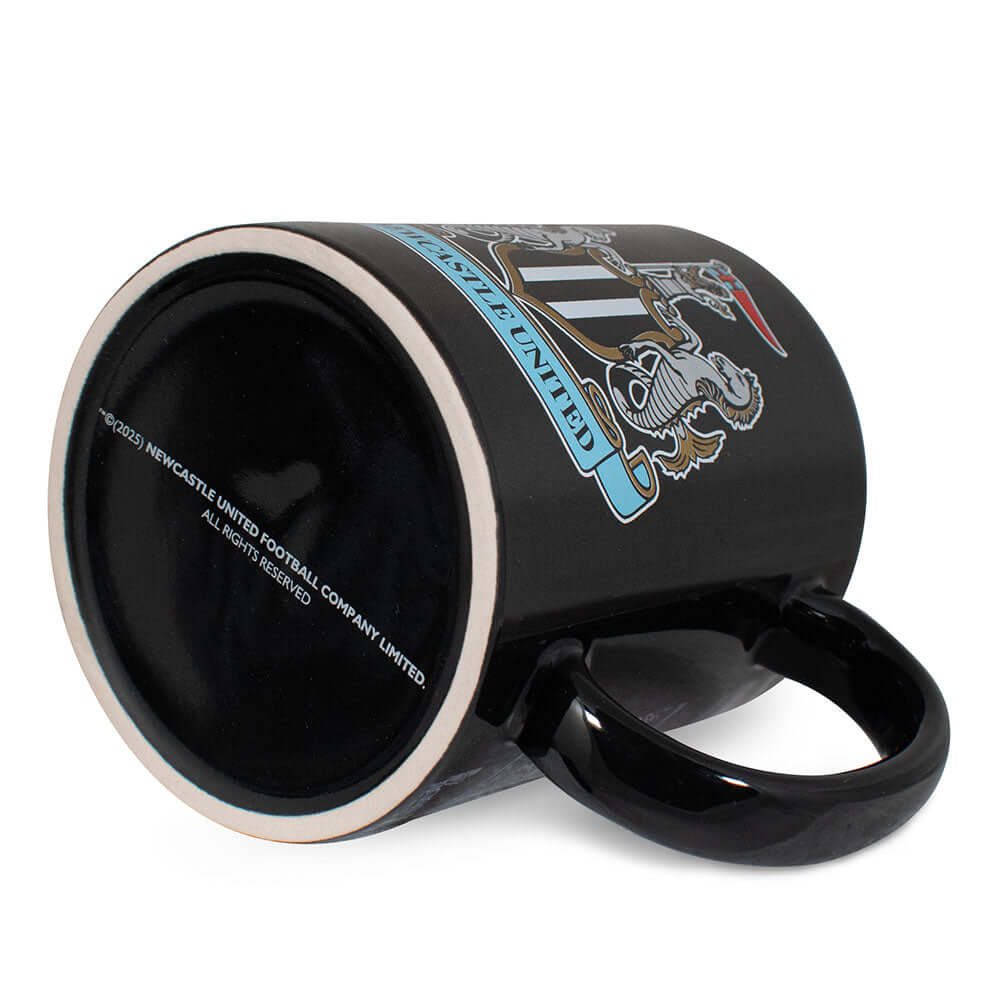 Newcastle United FC Stadium Mug LKT Sport Ceramic everyday coffee mugStadium design featuring a full colour Newcastle crestGlazed kiln fired finish with a black handleOfficial licensed productApprox 315ml (11oz)Approx 9cm tall, 8cm in diameter Mugs