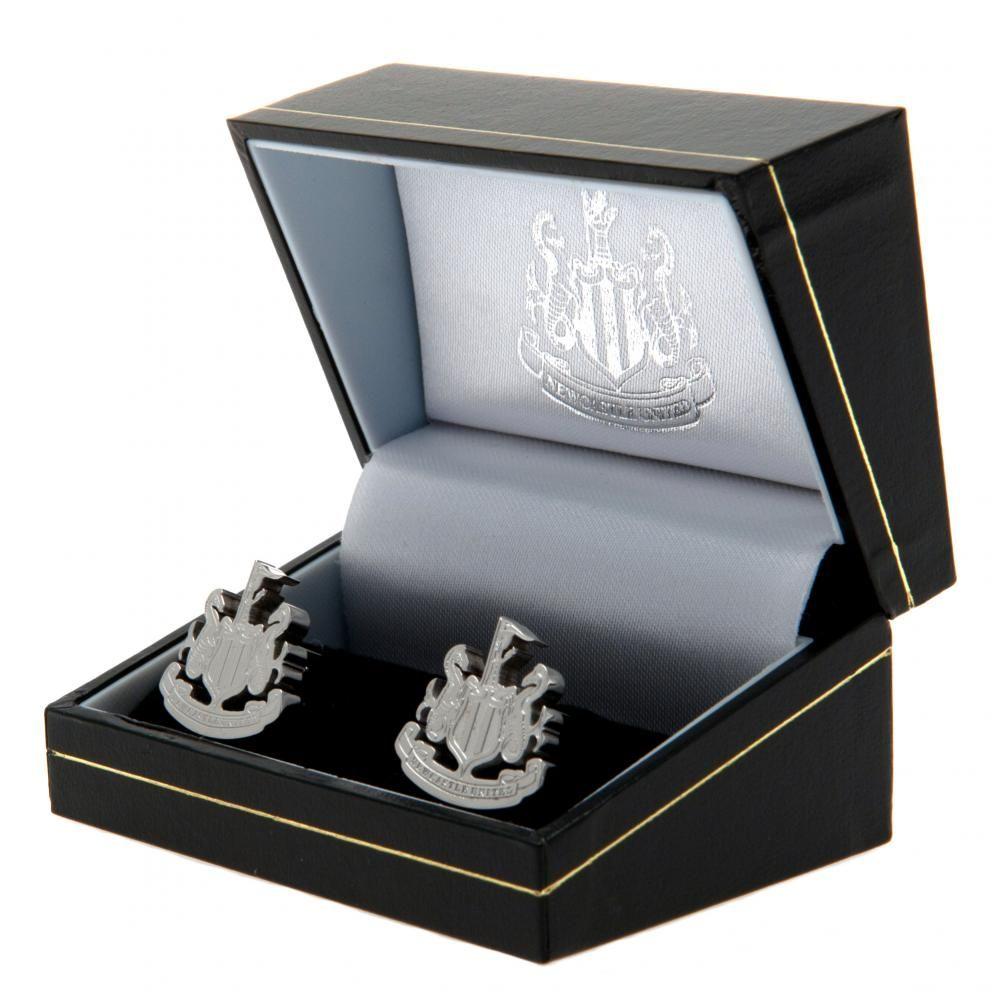 Newcastle United FC Stainless Steel Formed Cufflinks LKT Sport Football>Premier League>Newcastle United FC Cufflinks