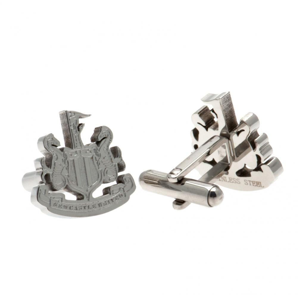 Newcastle United FC Stainless Steel Formed Cufflinks LKT Sport Football>Premier League>Newcastle United FC Cufflinks
