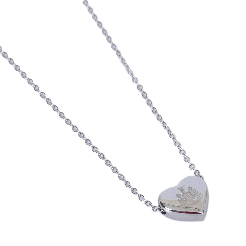 Newcastle United FC Stainless Steel Heart Necklace LKT Sport Football>Premier League>Newcastle United FC Necklaces