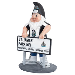 Newcastle United FC Street Sign Gnome LKT Sport Resin garden gnome wearing classic home kit coloursFeaturing the St James' Park street signOfficial Licensed MerchandiseApprox 25cm tall Lawn Ornaments