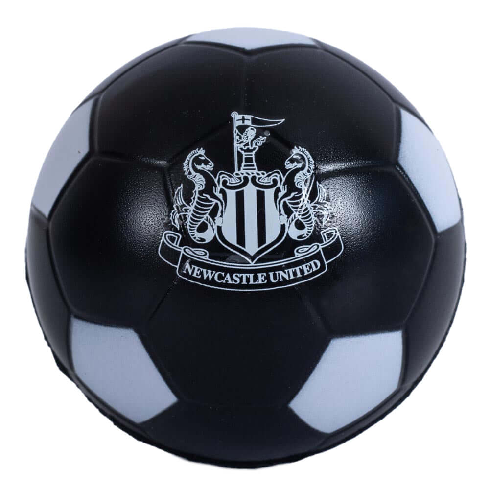 Newcastle United FC Stress Ball LKT Sport Classic black and white football design stress ballPrinted with a white Newcastle United crestMade from PU foamOfficial licensed productApprox 6cm in diameter Soccer Balls Hauptbild