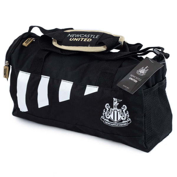 Newcastle United FC black stripe duffle bag