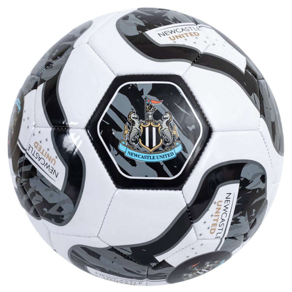 Newcastle United FC Tracer Football LKT Sport 32 panel everyday PVC FootballFeatures full colour Newcastle crests on a tracer design ballSuitable for 14 yrs and olderOfficial licensed productSize 5 footballApprox 69cm in circumference Soccer Balls