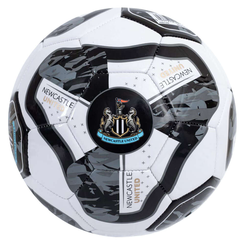 Newcastle United FC Tracer Football LKT Sport 32 panel everyday PVC FootballFeatures full colour Newcastle crests on a tracer design ballSuitable for 14 yrs and olderOfficial licensed productSize 5 footballApprox 69cm in circumference Soccer Balls