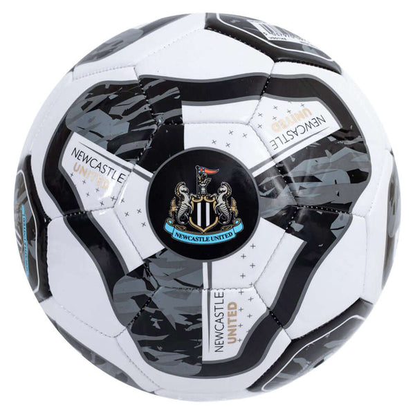 Newcastle United FC Tracer Football LKT Sport 32 panel everyday PVC FootballFeatures full colour Newcastle crests on a tracer design ballSuitable for 14 yrs and olderOfficial licensed productSize 5 footballApprox 69cm in circumference Soccer Balls