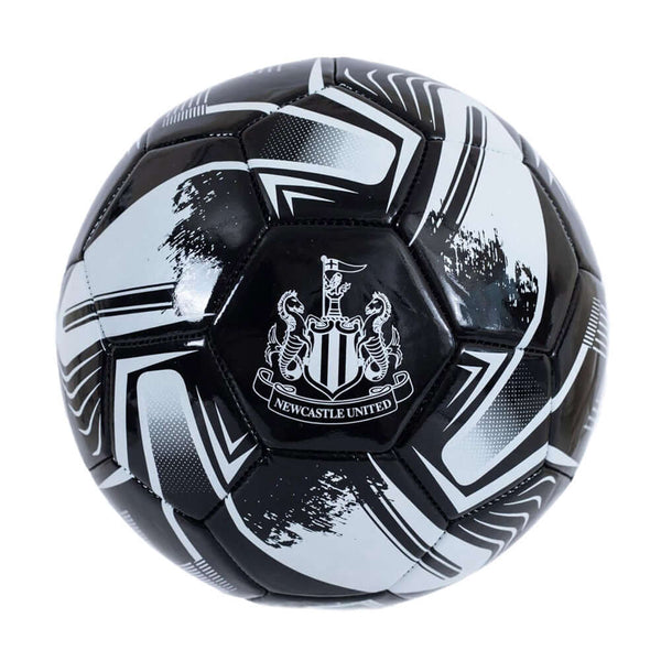 Newcastle United FC Turbine Skill Ball LKT Sport Turbine print design PVC football32 panel black and white ball with a white Newcastle crest in several positionsSkill practice ball suitable for all agesOfficial licensed productSize 1 footballApprox 47cm i