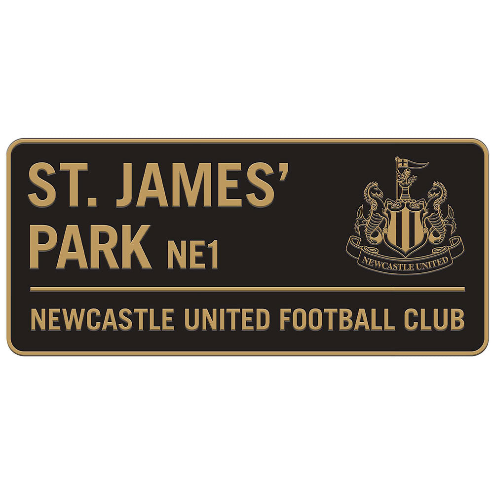 Newcastle United FC Two Tone Street Sign LKT Sport Football>Premier League>Newcastle United FC Novelty Signs