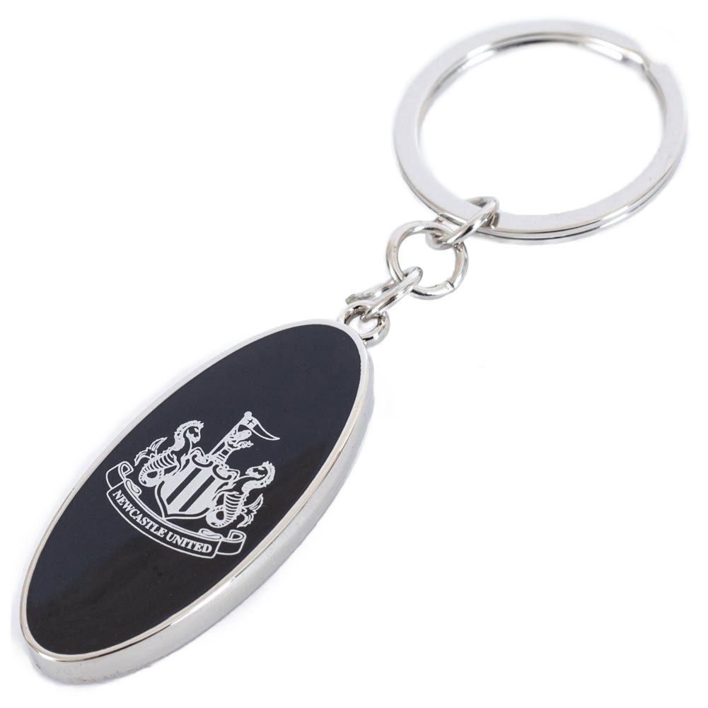 Newcastle United FC Ultimate Oval Keyring LKT Sport Football>Premier League>Newcastle United FC Keychains